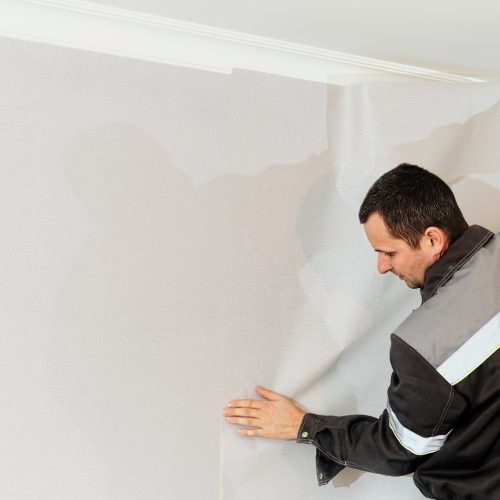 Wall paper installation